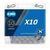 Grandinė KMC X10 Pilkas 10 greičių 114-links