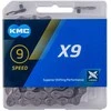Grandinė KMC X9 Pilkas 9 greičių 114-links