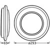 Lubinis šviestuvas Lubinis LED šviestuvas LEDVANCE ORBIS BERLIN, 16W, 3000K, 2000lm, sidabrinės sp. Ø30cm