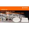 Sieninis šviestuvas Bikuvalt 19W LED plafonas SLIM, apvalus, baltas, 4000K, IP65