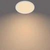 Lubinis šviestuvas Paviršinis LED šviestuvas PHILIPS SUPERSLIM, IP44, 18 W, 2700 K, 1500 lm, dimer., baltos sp., Ø29 cm