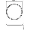 Lubinis šviestuvas Šviestuvas plafonas Philips Slim 15 W, LED, 4000 °K