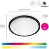 Lempa WiZ Smart WiFi SuperSlim, 545mm, Juodas | 32 W | 2200-6500 K (RGB)