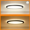 Išmanusis LED šviestuvas WiZ SUPERSLIM 22W 2700-6500K 2600lm RGB juodos sp, Ø42,3x3,2cm
