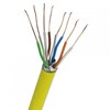 S/FTP CAT7 PNI SF07 kabelis, 10Gbps, 1000MHz, internetui ir stebėjimo sistemoms, 305m ritė, varinis