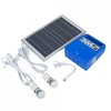 PNI GreenHouse H01 30W saulės fotovoltinė sistema su 12V / 7Ah akumuliatoriumi, USB / radiju / MP3, 2 LED lemputėmis