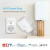PNI SmartHome WP800 išmanusis „Wi-Fi“ kištukinis lizdas, „Tuya Smart“ programėlė, suderinamas su „Amazon Alexa“ ir „Google Home“
