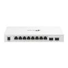 Šakotuvas TP-Link FESTA FS310GP tinklo jungtys, valdomos L2/L2+ gigabito eterneto (10/100/1000), PoE palaikymas, 1U, baltas