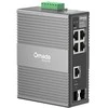 Šakotuvas TP-Link „Omada“ 6 prievadų gigabito pramoninis lengvai valdomas komutatorius, 4 × gigabito RJ45 prievadai, 1 × gigabito RJ45/SFP mišrus lizdas, 1 × gigabito SFP lizdas, darbinė temperatūra: -40–75 °C (-40–167 °F), IP40 aliuminio korpusas, centralizuotas debesijos valdymas.