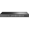 Šakotuvas Port TP-Link Omada 24 prievadų 2.5GBASE-T ir 4 prievadų 10GE SFP+ L2+ valdomas komutatorius su 16 prievadų PoE+ ir 8 prievadų PoE++