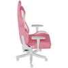 Genesis Gaming Chair Nitro 710 Atlošo apmušalų medžiaga: Eko oda, Sėdynės apmušalų medžiaga: Eko oda, Pagrindo medžiaga: Nailonas, Ratukų medžiaga: Nailonas su CareGlide danga | Rožinė/Baltas