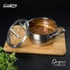 PUSMEIOLA INOX+TALPA 18X10 CM, 2,5 L, NICOLAI TAND, ORIGINALUS, COOKING BY HEINNER