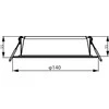 Įmontuojamas šviestuvas Philips Meson, 12.5W, 3000°K, LED