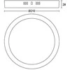 Lubinis šviestuvas Šviestuvas plafonas Philips MAGNEOS, 12 W, LED, 4000 °K