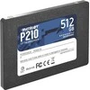 Kietasis vidinis diskas Patriot P210 SSD SATA III 2.5", 512 GB