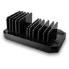 USB Įkrovimo Stotis - LINDY 120W 10 Prievadų Įkrovimo Stotis, 8 x USB Type A, 2 x USB Type C, Juoda