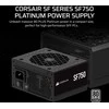 „Corsair SF Series SF750 SFX“ maitinimo šaltinis, 80 PLUS Platinum, ATX 3.1 / PCIe 5.1 × 750 vatų, juodas