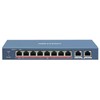 Šakotuvas SWITCH POE DS-3E1310HP-EI 8 PRIEVADŲ Hikvision