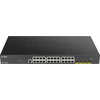 Šakotuvas D-LINK 28 prievadų išmanusis valdomas PoE+ gigabito komutatorius 4x 10G