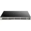 Šakotuvas D-LINK DGS-3130-54PS/E, 48 Gig L3 Stackable PoE Switch 2x10 Gig w/4xSFP+, Std Image | D-Link