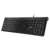 Klaviatūra ir pelė Genius Slimstar 230, JAV klaviatūra, multimedija, plonas vielos tipas (USB), juoda