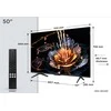 Televizorius TCL 50C61KS 50 colių QD-MiniLED 4K GoogleTV 120Hz Dolby Atmos 2025