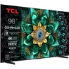 TCL Q6C 98Q6C televizorius 2,49 m (98") 4K „Ultra HD“ išmanusis televizorius „Wi-Fi“ metalinis