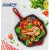 Cooking By Heinner TIGAIE GRILL FONTA 26.5X4.5 CM, Raudonas LINE, HEINNERIO GAMINAMA