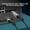 TP-Link 1 m tiesioginio prijungimo SFP+ kabelis 10 gigabitų jungtims. SPECIFIKACIJOS: Atstumas iki 1 m.