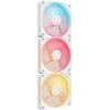 Corsair iCUE LINK LX120-R RGB PWM 3 vnt. pakuotė + šakotuvas, baltas CO-9051054-WW