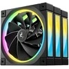 DeepCool FL12R-3 IN 1 Kompiuterio dėklas Fan 12 cm Juodas 3 pc(s)