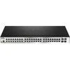 Šakotuvas D-Link | Sukraunamas išmanusis valdomas jungiklis su 10G įkėlimo nuorodomis | DGS-1510-52X/E | Tvarkoma L2 | Montuojamas ant stovo | Gigabit Ethernet (vario) jungtys kiekis 48