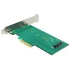 Delock PCIe x4 > 1x M.2 Key M NVMe žemo profilio formos faktorius