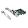 HUB USB Exsys EX-11044 PCIe karta interfejsu FH/LP PCIe 2.0 x1 4x USB 3.2
