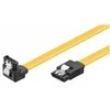 Goobay TAKSATA030DR, 0,3 m, SATA 7 kontaktų, SATA 7 kontaktų, kištukas/kištukas, juodas, geltonas, tiesus
