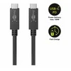 Kabelis USB Goobay USB-C - USB-C 1 m Juodas (49254)