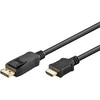 Goobay GB DISPLAYPORT 1.2 TO HDMI 1.4 CABLE, 1M