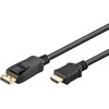 Goobay GB DISPLAYPORT 1.2 TO HDMI 1.4 CABLE, 5M