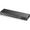 Šakotuvas ZYXEL GS2220-28, ES REGIONAS, 24 PRIEVADŲ GBE L2 KOMUTATORIUS SU GBE UPLINK (1 METŲ NCC PRO PACK LICENCIJA) (5 METŲ GARANTIJA)