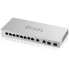 Šakotuvas Tinklo Komutatorius - Zyxel XGS1010-12 Ne-valdomas Gigabit Ethernet (10/100/1000) Pilka