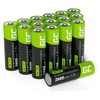 Green Cell 16 kartų įkraunamos baterijos AA R6 2600 mAh Ni-MH žalios spalvos elementų įkraunamos baterijos