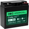 Green Cell Žalias Cell Greencell AGM VRLA 12 V 18 Ah nereikalaujanti priežiūros baterija kasos aparatams, žaislams, fotoaparatams (181 x 77 x 167 mm)