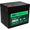 Green Cell Žalias Cell Greencell AGM VRLA 12 V 80 Ah nereikalaujantis priežiūros akumuliatorius UPS, svarstyklėms, kemperiams (260 x 168 x 216 mm)
