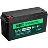 Green Cell Žalias Cell Žalias Cell Cube AGM VRLA IP54 12 V 250 Ah nereikalaujantis priežiūros akumuliatorius kemperiams, fotovoltinėms sistemoms, saulės baterijoms, valtims