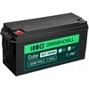 Green Cell Žalias Cell Žalias Cell Cube AGM VRLA IP54 12 V 150 Ah nereikalaujantis priežiūros akumuliatorius kemperiams, fotovoltinėms sistemoms, saulės baterijoms, valtims