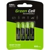 Žalias Cell Baterie Akumulatorki Paluszki 4x AAA HR03 800mAh