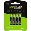 Žalias Cell Baterijos Akumuliatoriai Paluszki 4x AAA HR03 950mAh