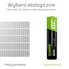 Žalias Cell Baterie Akumulatorki Paluszki 4x AAA HR03 800mAh