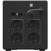 Green Cell Žalias Cell Atsarginis maitinimo šaltinis UPS Greencell 1000VA 600W PowerProof su LCD ekranu