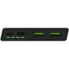 Išorinė baterija „Žalias Cell GC PowerPlay10S“ 10000mAh su greito įkrovimo funkcija: 2 USB „Ultra Charge“ ir 2 USB-C PD 18W